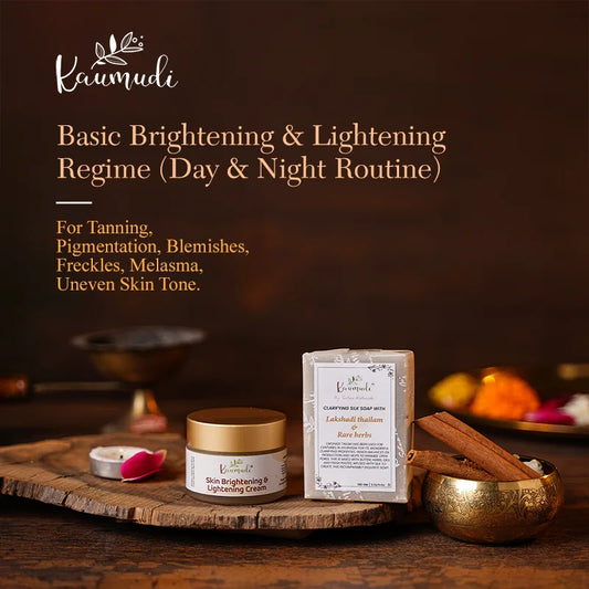 Basic Brightening & Lightening Regime (Day & Night Routine)