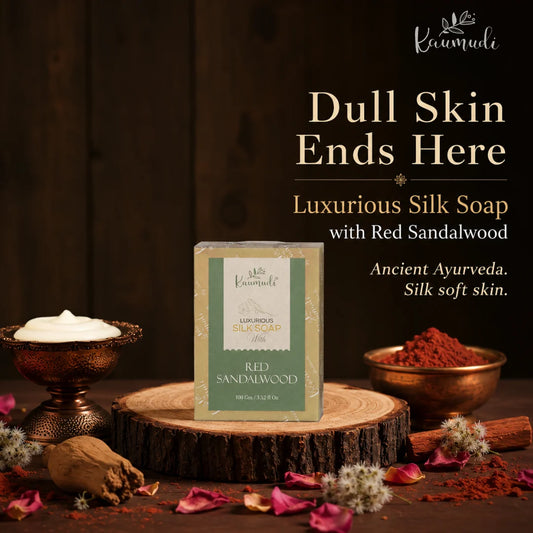 Luxurious Silk Soap with Red Sandalwood