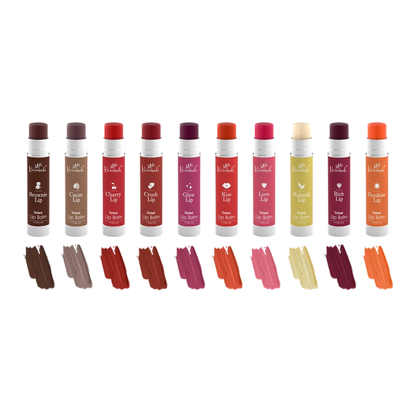 Kaumudi Handmade & Natural Multipurpose 3in1 Lip Balm (Lip Tint | Cheek Tint | Eye Shadow) - Set of 10 Shades