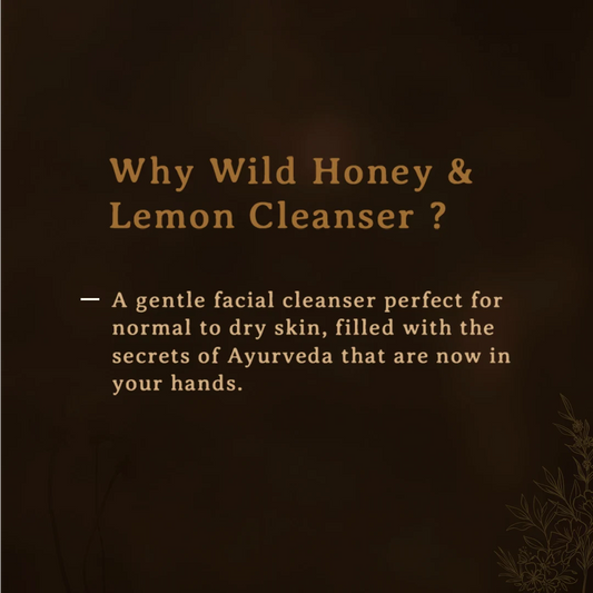 Silk Facial Cleanser with Wild Honey & Lemon for Normal to Dry Skin