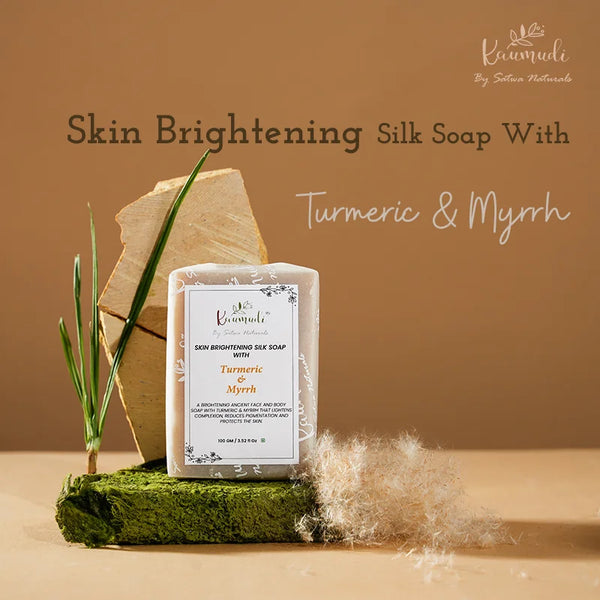 Skin Brightening Silk Soap With Turmeric & Myrrh