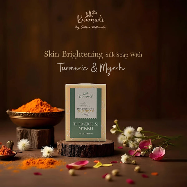 Skin Brightening Silk Soap With Turmeric & Myrrh